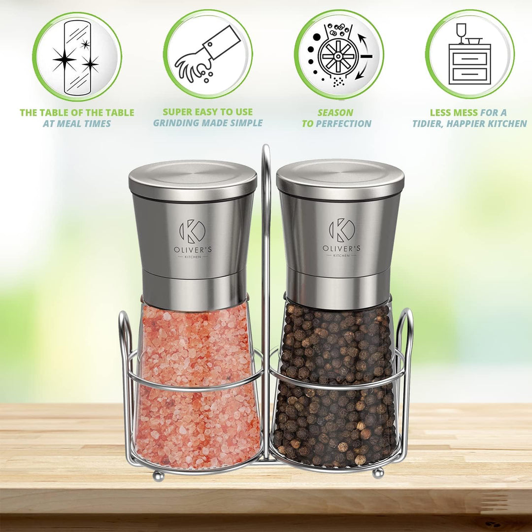 Salt & Pepper Mills by Oliver's Kitchen sold by Oliver's Kitchen