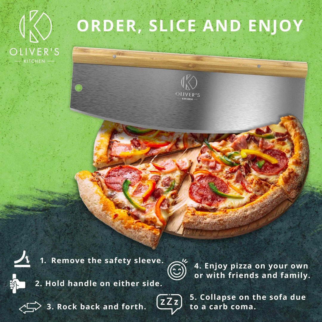 Pizza Rocker/Cutter/Slicer by Oliver's Kitchen sold by Oliver's Kitchen