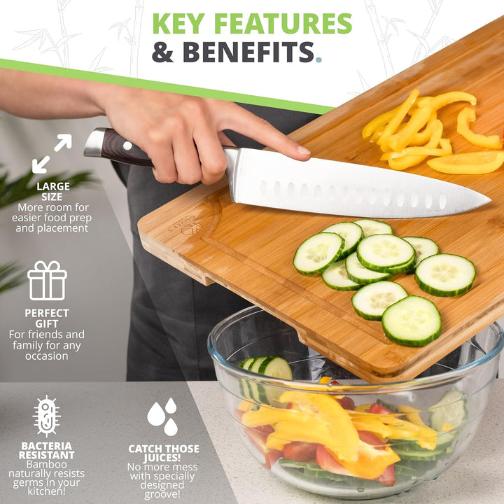  Large Bamboo Chopping Board by Oliver's Kitchen sold by Oliver's Kitchen 
