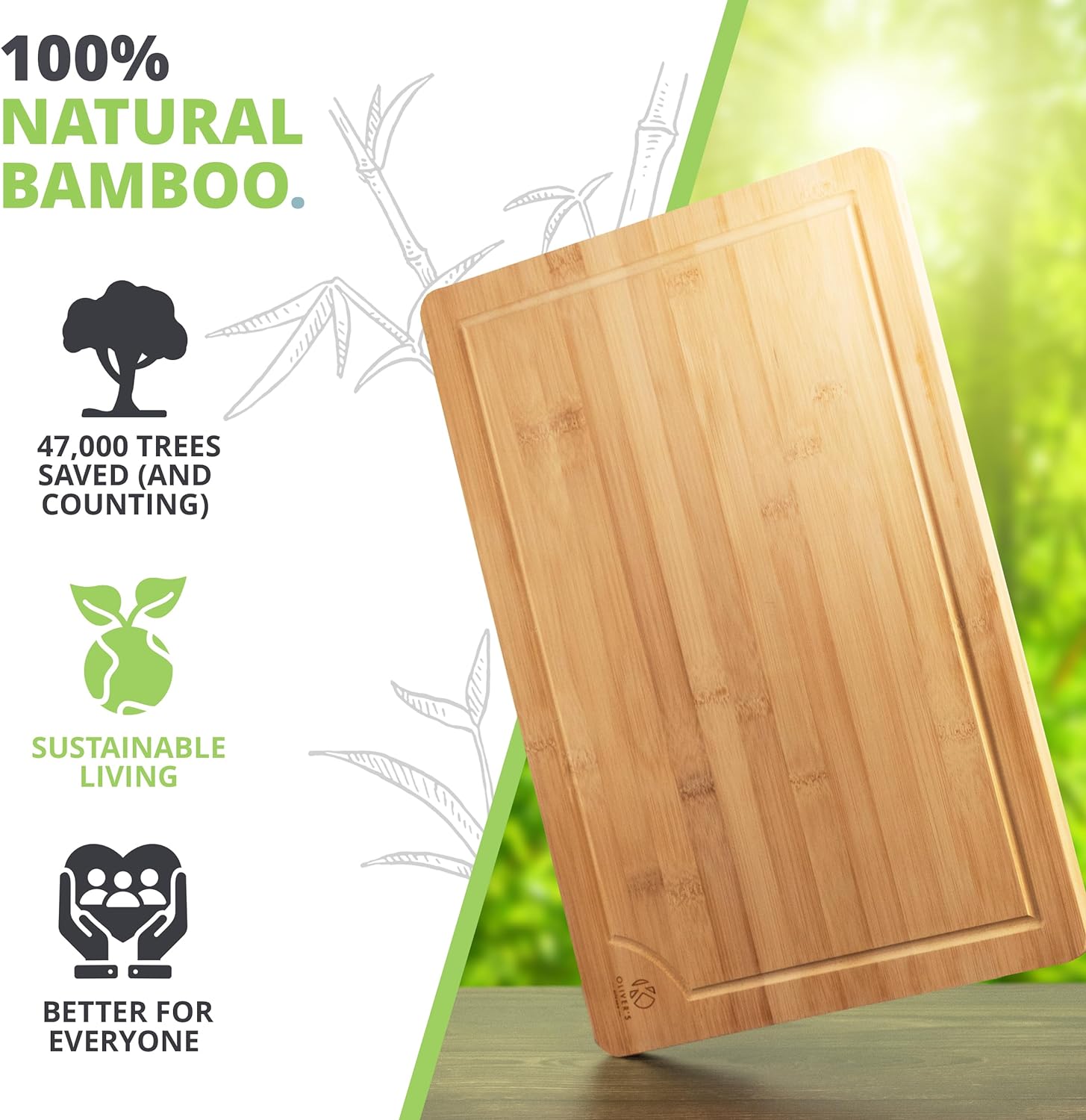 Large Bamboo Chopping Board