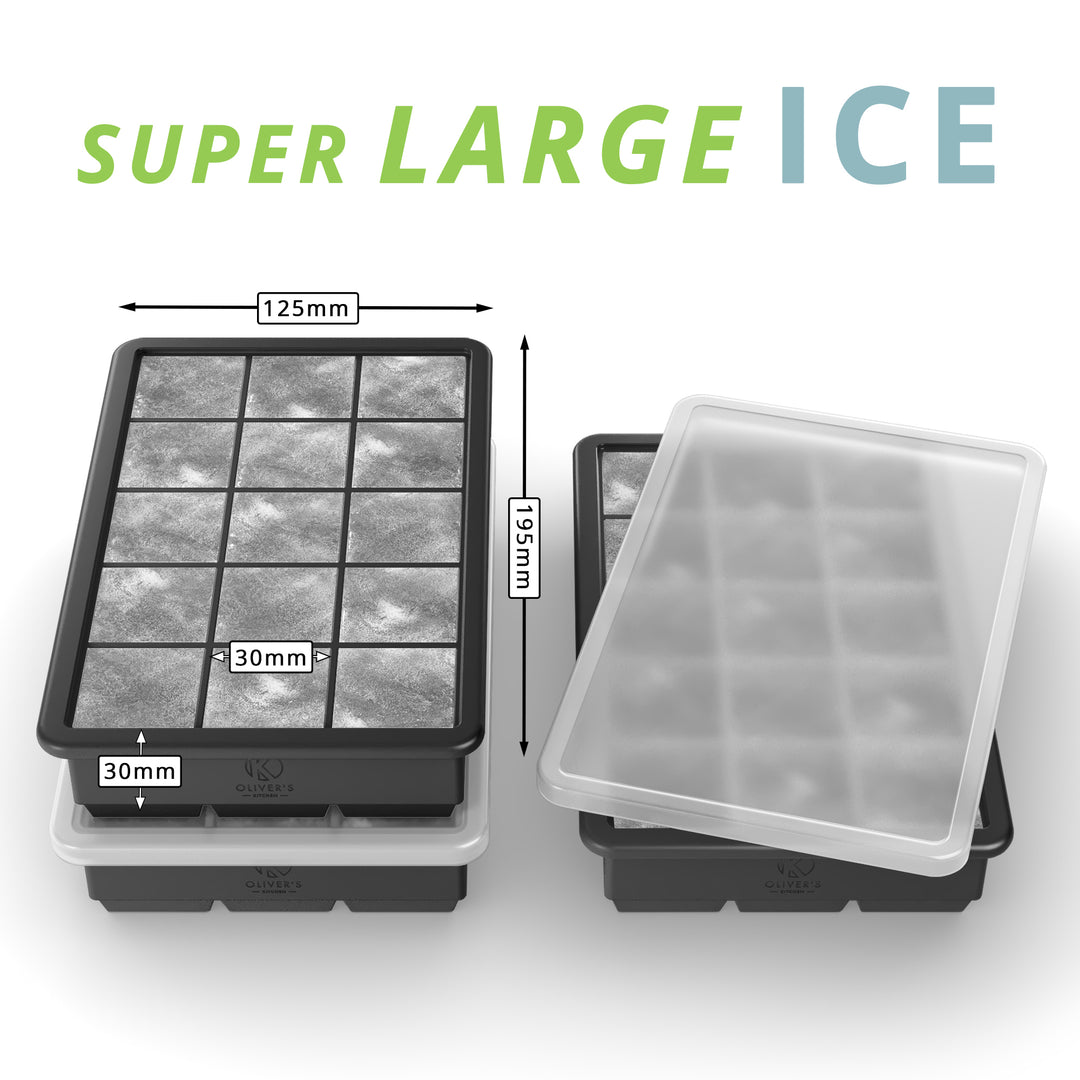 Stackable Cube Ice Tray Set