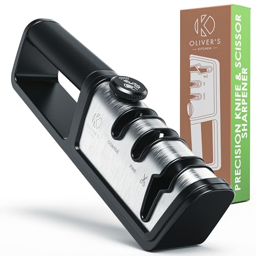  Knife and Scissor Sharpener by Oliver's Kitchen sold by Oliver's Kitchen 