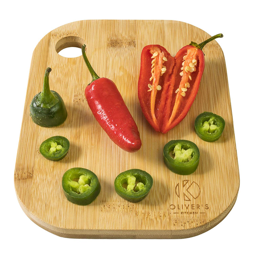  3 x Set of Wooden Bamboo Chopping Boards by Oliver's Kitchen sold by Oliver's Kitchen 