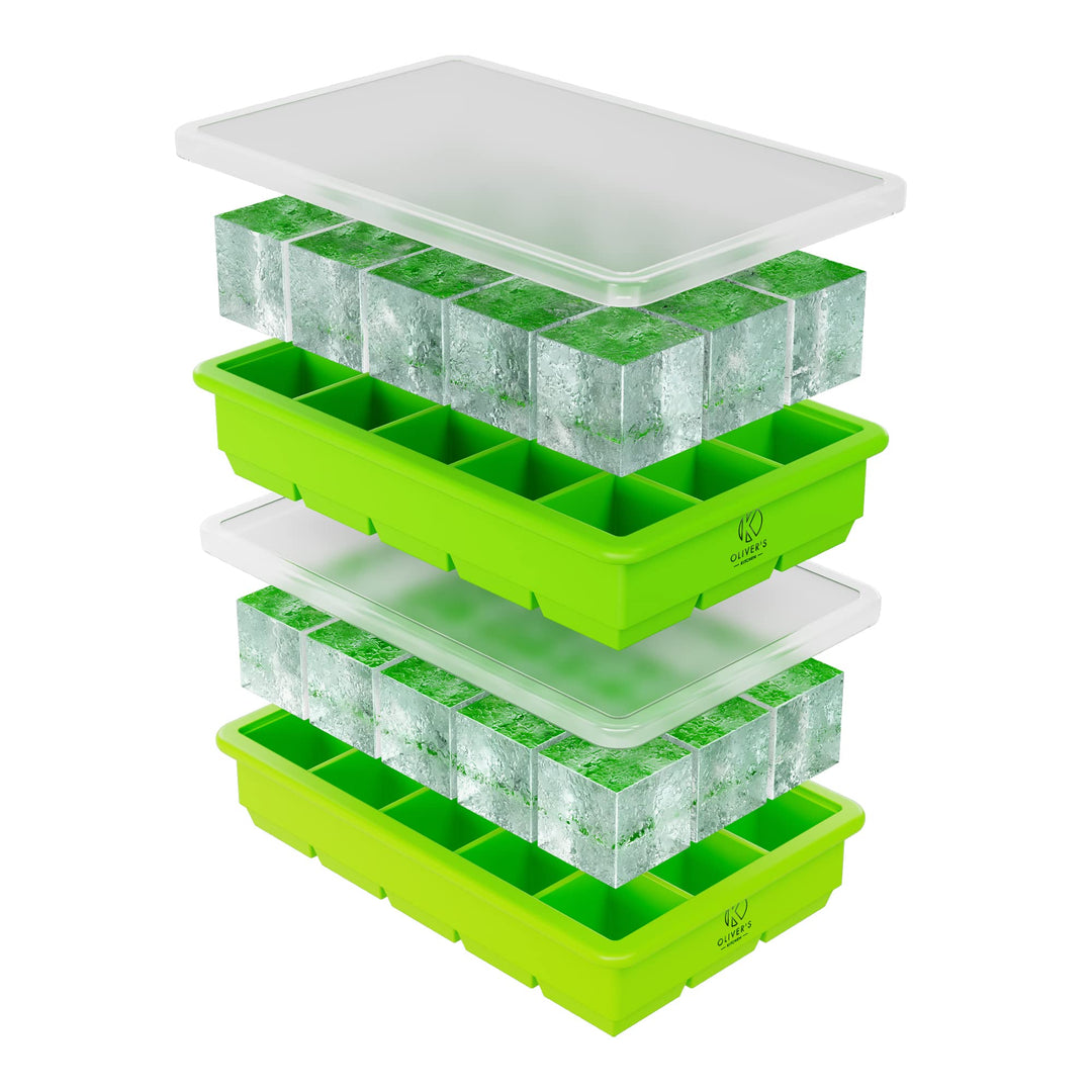 Stackable Cube Ice Tray Set