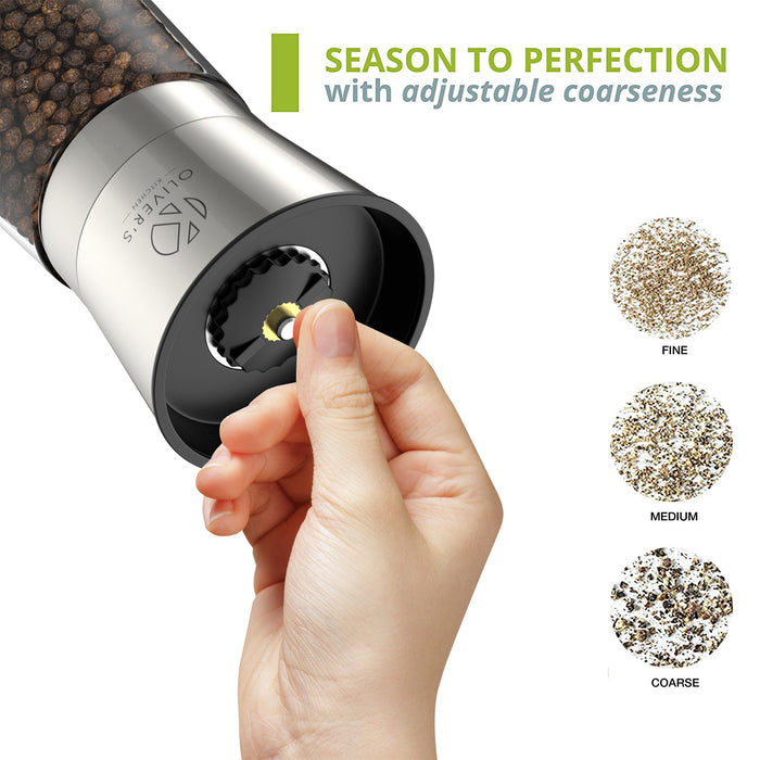  Salt & Pepper Mills by Oliver's Kitchen  sold by Oliver's Kitchen 