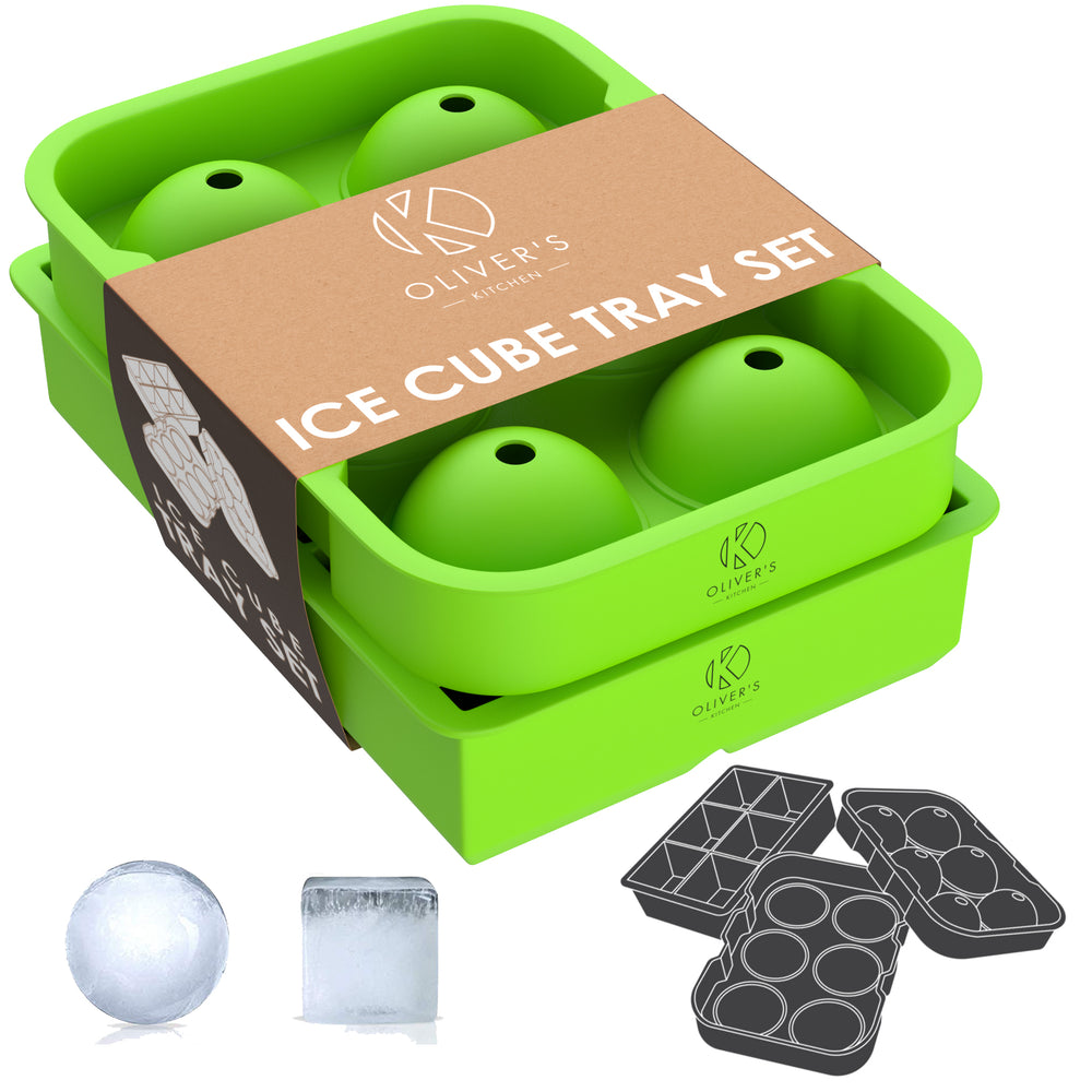  2X Ice Cube Tray Set by Oliver's Kitchen sold by Oliver's Kitchen 